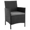 Manhattan Comfort Imperia Steel Rattan 3-Piece Patio Conversation Set with Cushions in Grey OD-CV020-GY - alternate 10